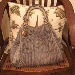 Bally lamb matelasse handbag, vintage.